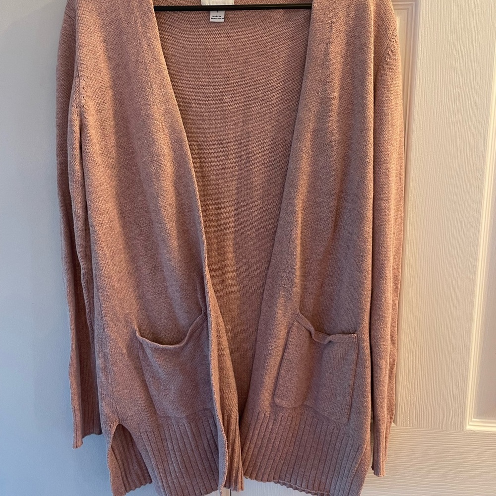 Womens Open Front Sweater - with pockets!